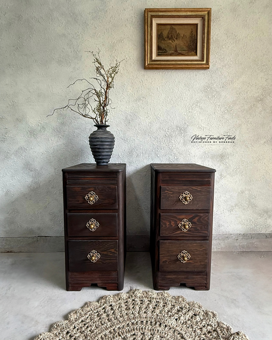 From Outdated to Outstanding: A Vintage Desk Becomes Elegant Nightstands