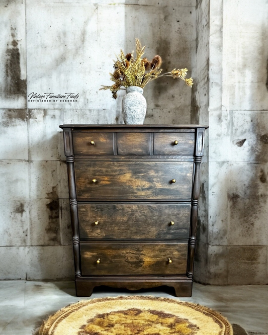 Cherry Dresser Makeover: A Rich, Moody Transformation