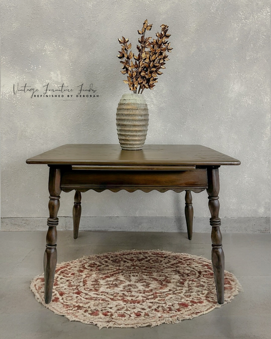 DIY Maple Table Makeover: Adding Character with Roofing Strips and Toning Techniques