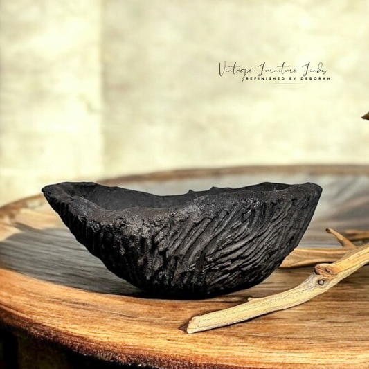 DIY Concrete Bowl Using a Coconut Fiber Planter Liner